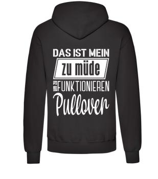 zu müde um zu funktionieren